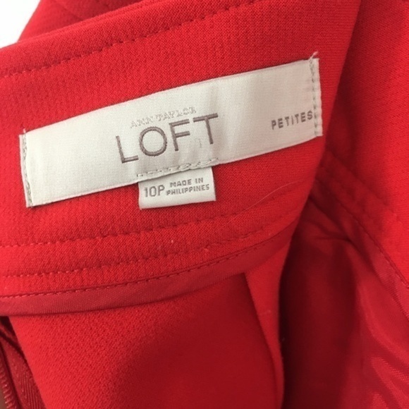 Loft Box Pleat A-Line Skirt. - Picture 3 of 6